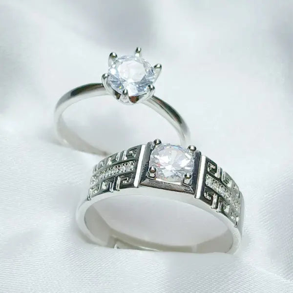 Diamond Couple Ring - Silkaura
