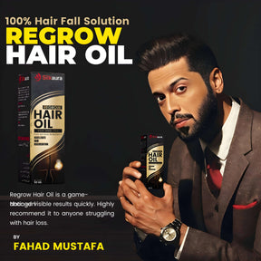 Regrow hair oil-Best anti hair fall-All in 1 hair solution-Hair oil-Silkaura Pakistan 