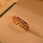 Luminous Hoop Design Crystal Stones Ring For Girls/Women - Silkaura